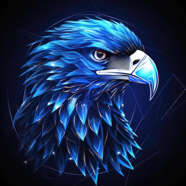 Eagle head illustration