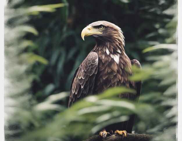 A eagle in jungle