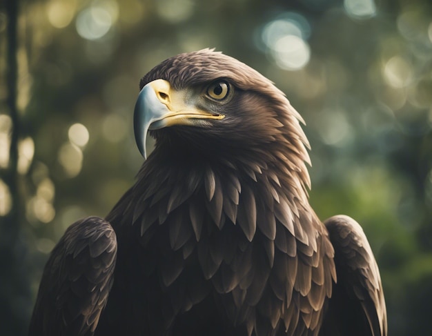 A eagle in jungle
