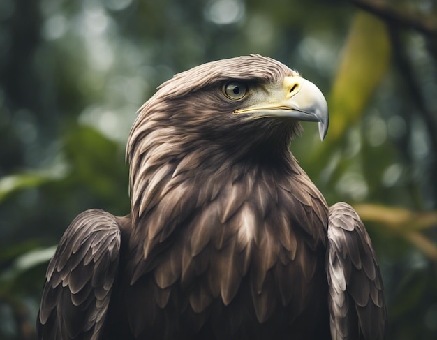 A eagle in jungle