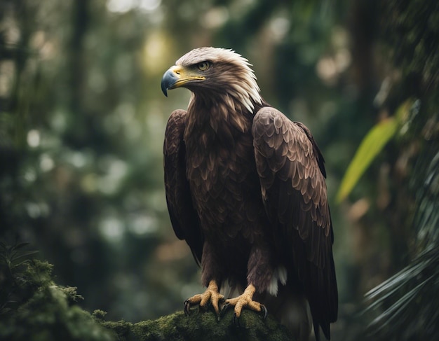 A eagle in jungle