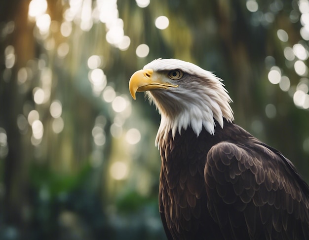 A eagle in jungle