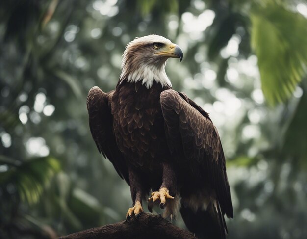 A eagle in jungle