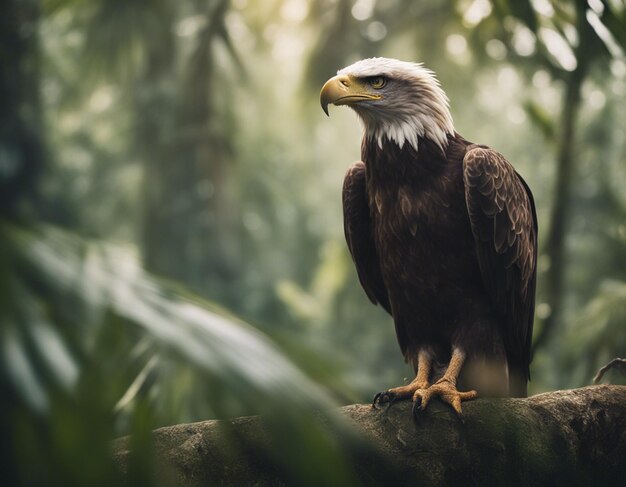 A eagle in jungle