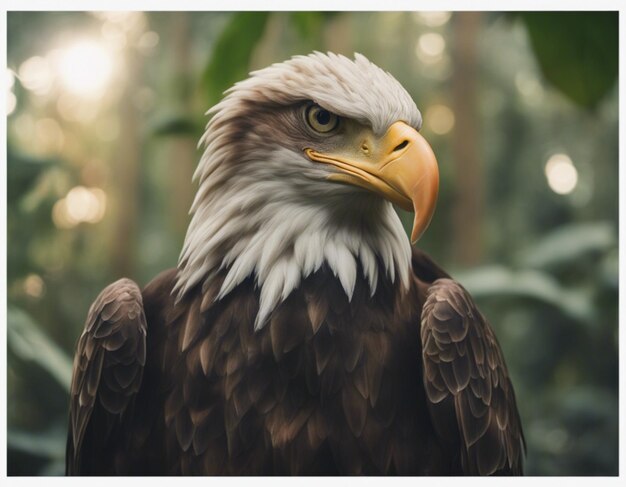 A eagle in jungle