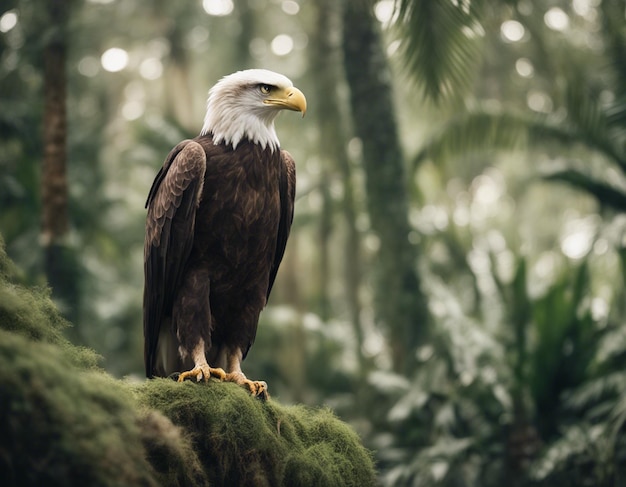 A eagle in jungle