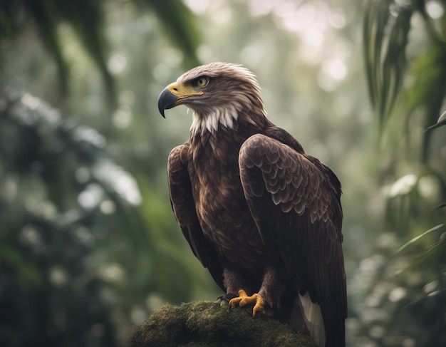 A eagle in jungle