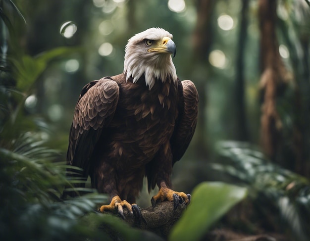 A eagle in jungle