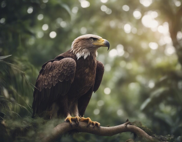 A eagle in jungle