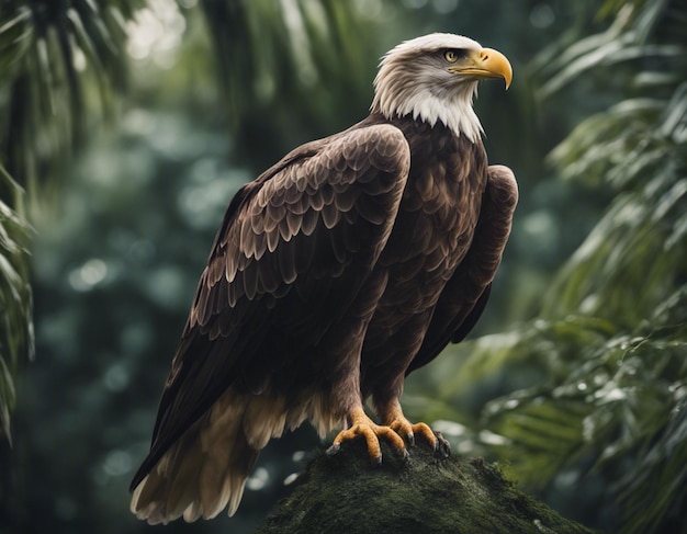 A eagle in jungle