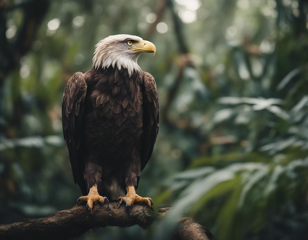 A eagle in jungle