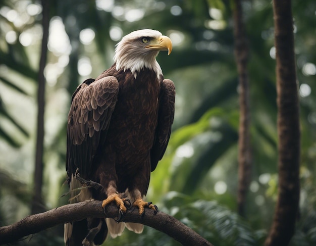 A eagle in jungle