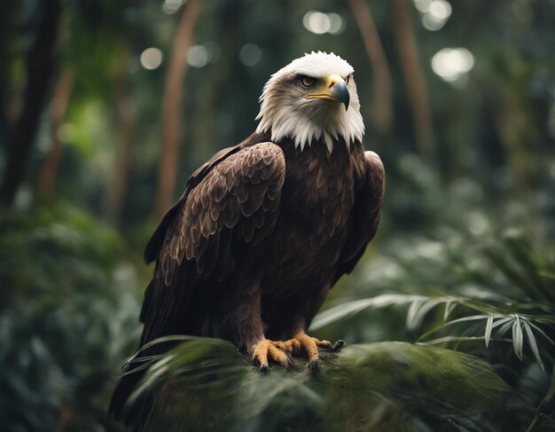 A eagle in jungle