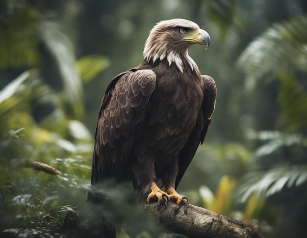 A eagle in jungle