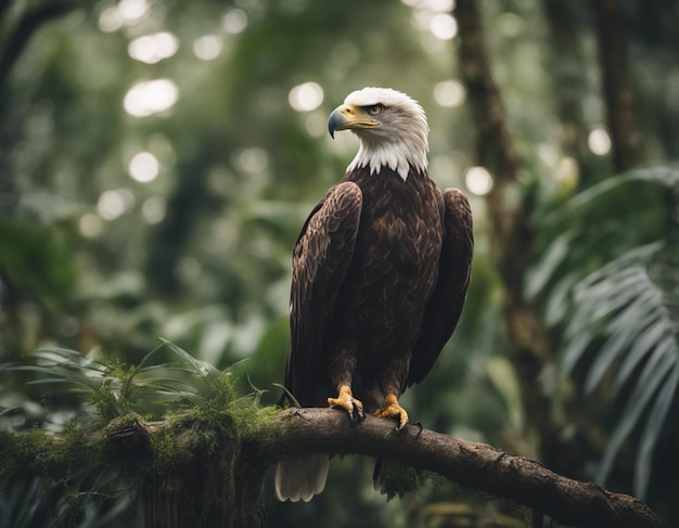 A eagle in jungle