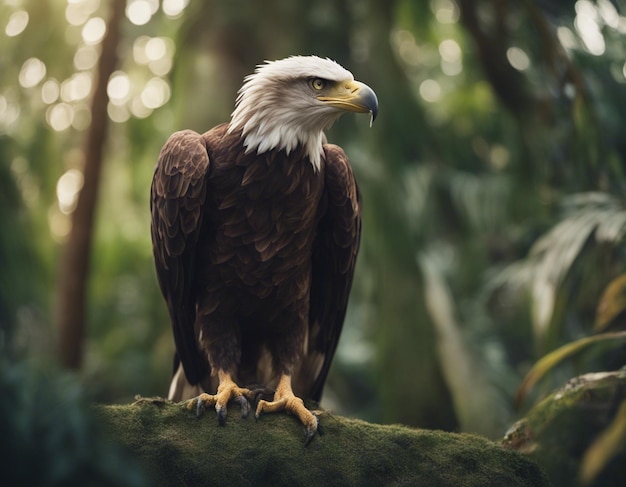 A eagle in jungle