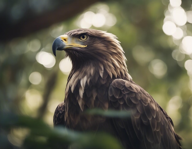 A eagle in jungle