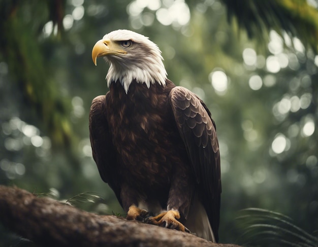 A eagle in jungle