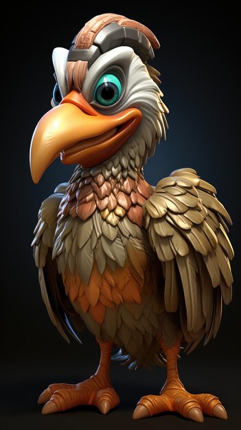 Eagle karakter HD 8K behang Stock Fotografische afbeelding