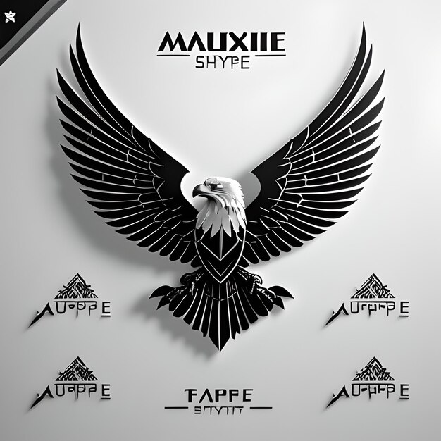 Photo eagle logo design