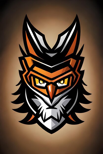 Eagle mascot logo gaming logo