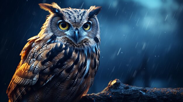 Eagle owl high quality background