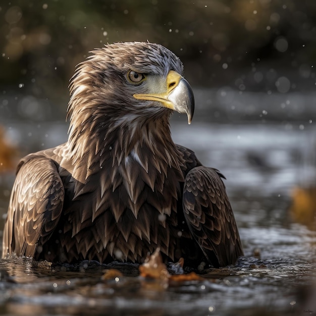 Фото Фотография орла генеративный ии