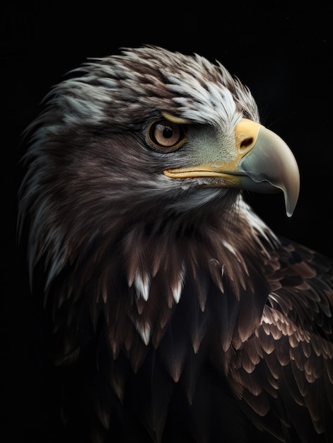 Eagle realistically photo portrait generative ai