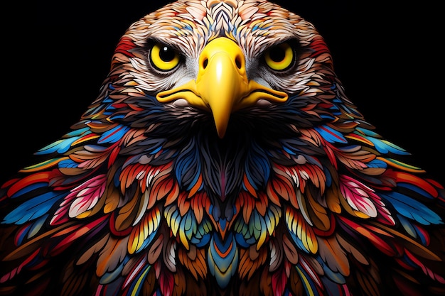 Eagle's Chromatic Charm Exploring Nature's Colors