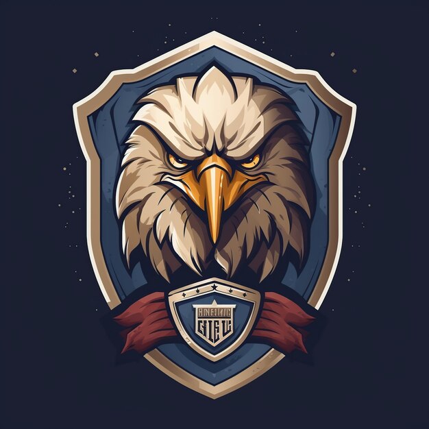 Photo eagle39s head in the center of the shield