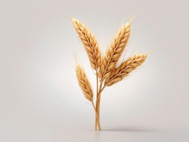 Photo ear of wheat spikelet isolated on transparent background