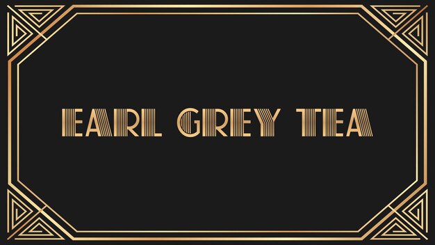 Foto earl grey thee jazz goud tekstjpg