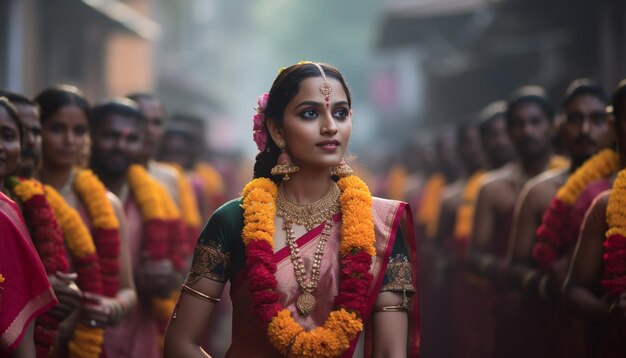 the early morning Gudi Padwa rituals