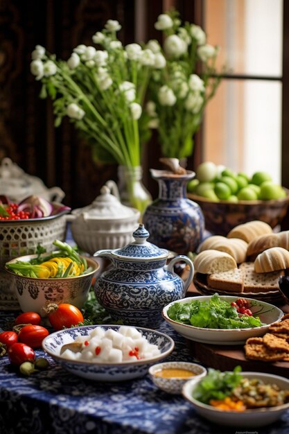 the early morning preparation of a Nowruz breakfast