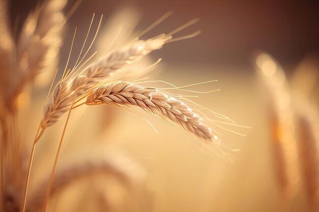 Ears of wheat Generative AI