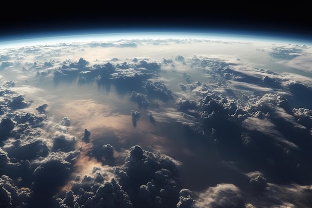 the Earth as seen from the International Space Station