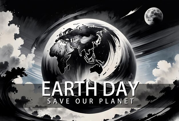 earth day background save our planet