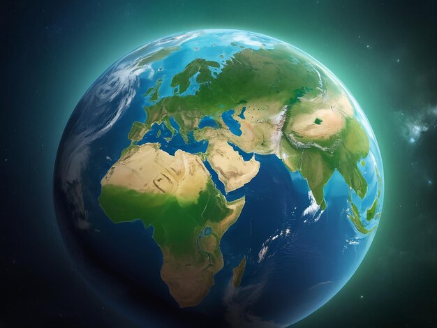 Photo the earth day backgrpund concepttexture map courtesy of nasa