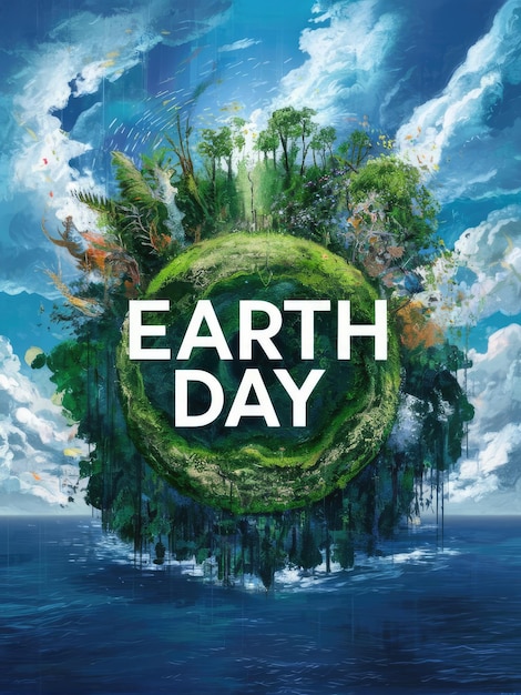 Earth Day-concept met generatieve AI