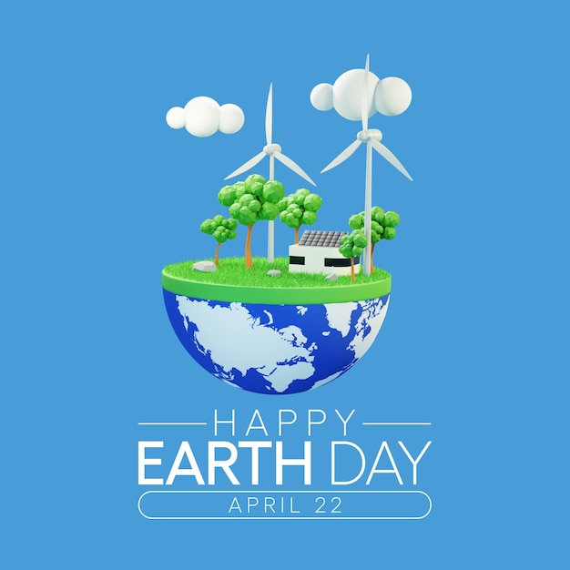 Earth day is observed every year on April 22