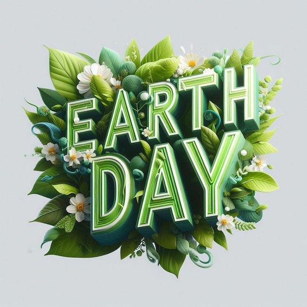 Earth Day Typography