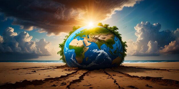 earth elements abstract earth background save planet earth day fire water