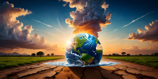 earth elements abstract earth background save planet earth day fire water