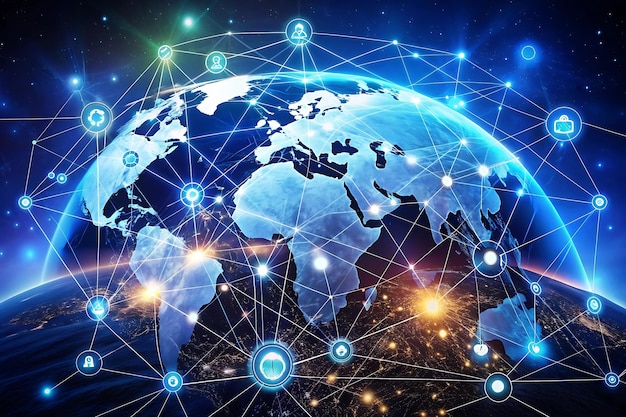 earth from space best internet concept of global business from concepts series