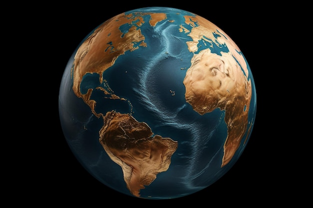 Earth globe design