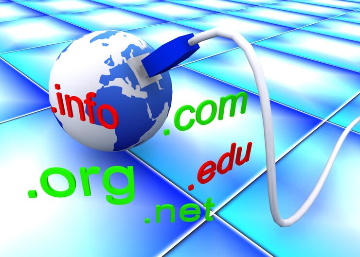 फोटो earth globe with network cable