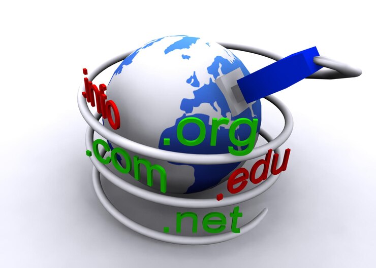 Photo earth globe with network cable