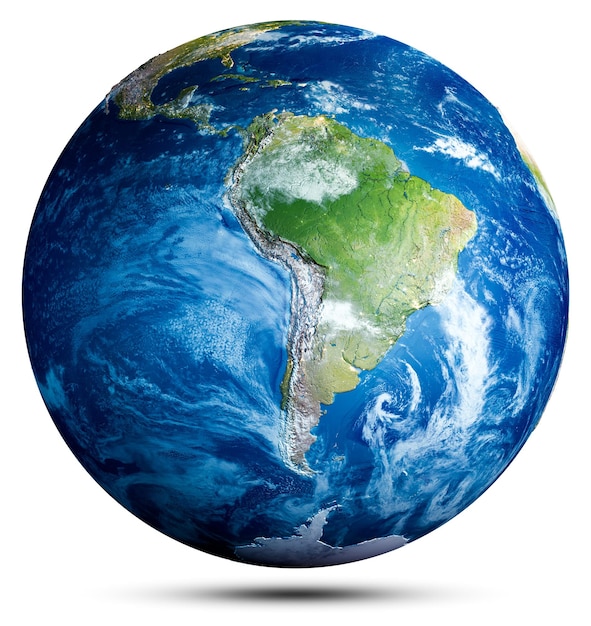 Photo earth globe world map