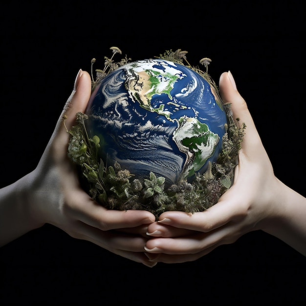 earth on hands international environment day