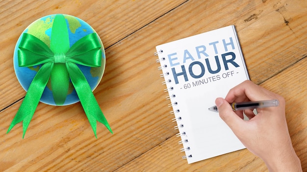 Earth Hour Concept